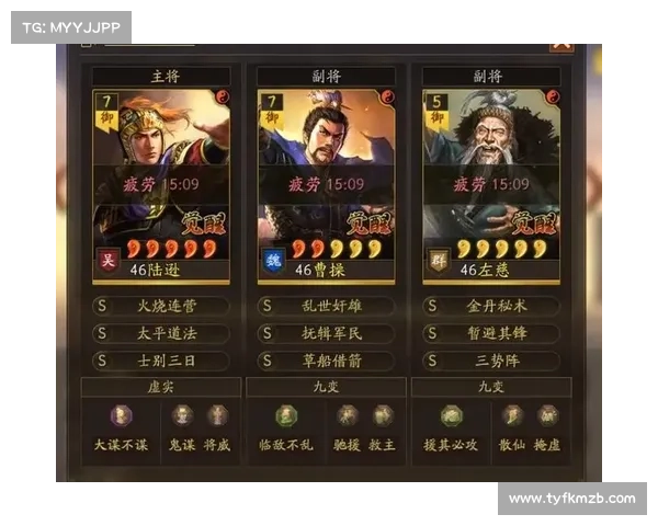 王牌三国:巅峰武将阵容与装备搭配 王牌三国:巅峰武将阵容与装备搭配